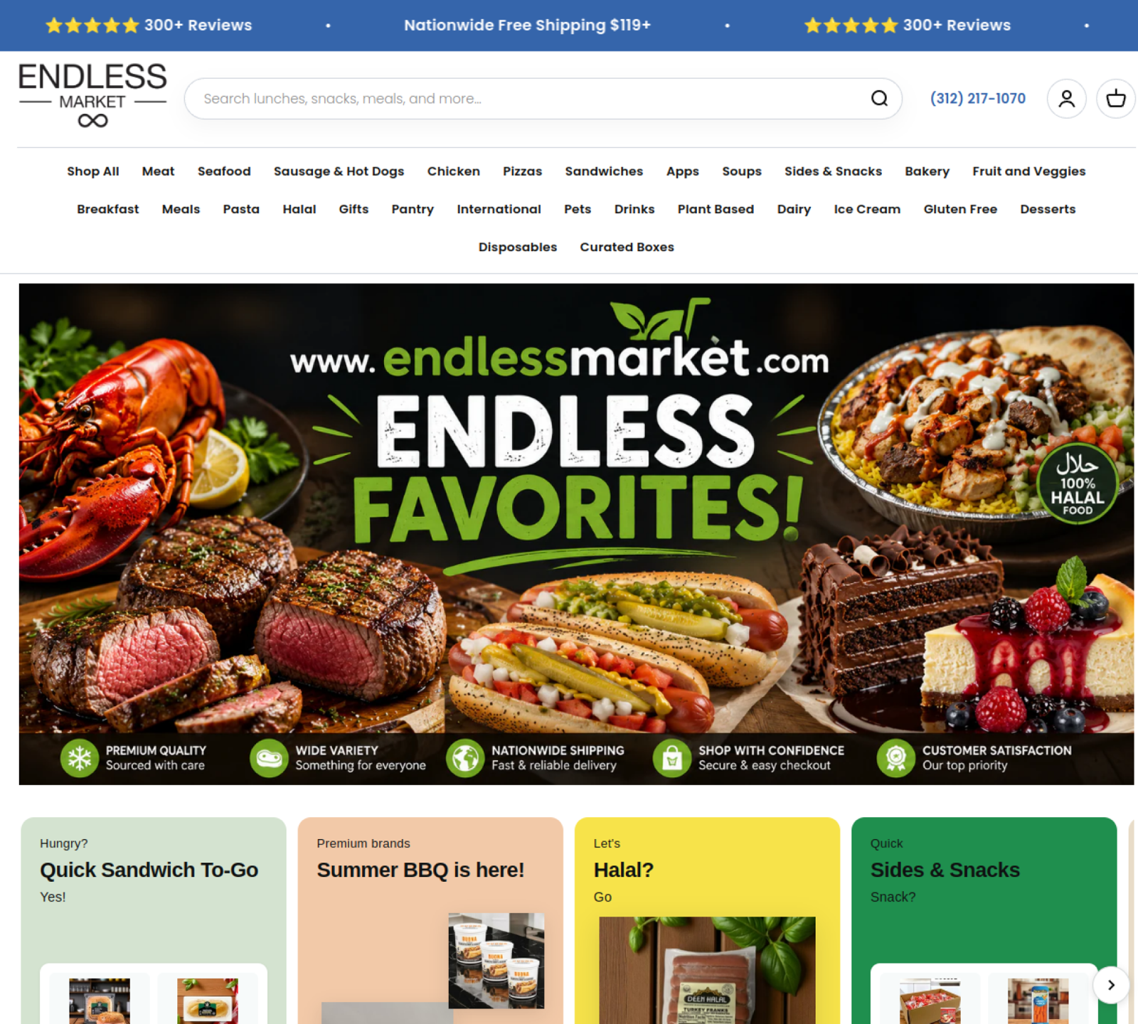 EndlessMarket live site